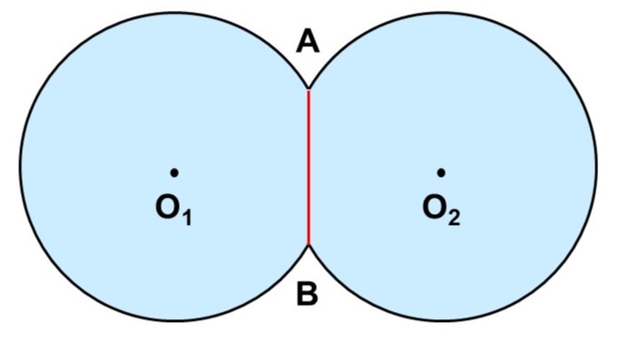 図形O_1O_2の対称軸AB